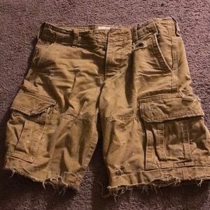 Brown Cargo Shorts
